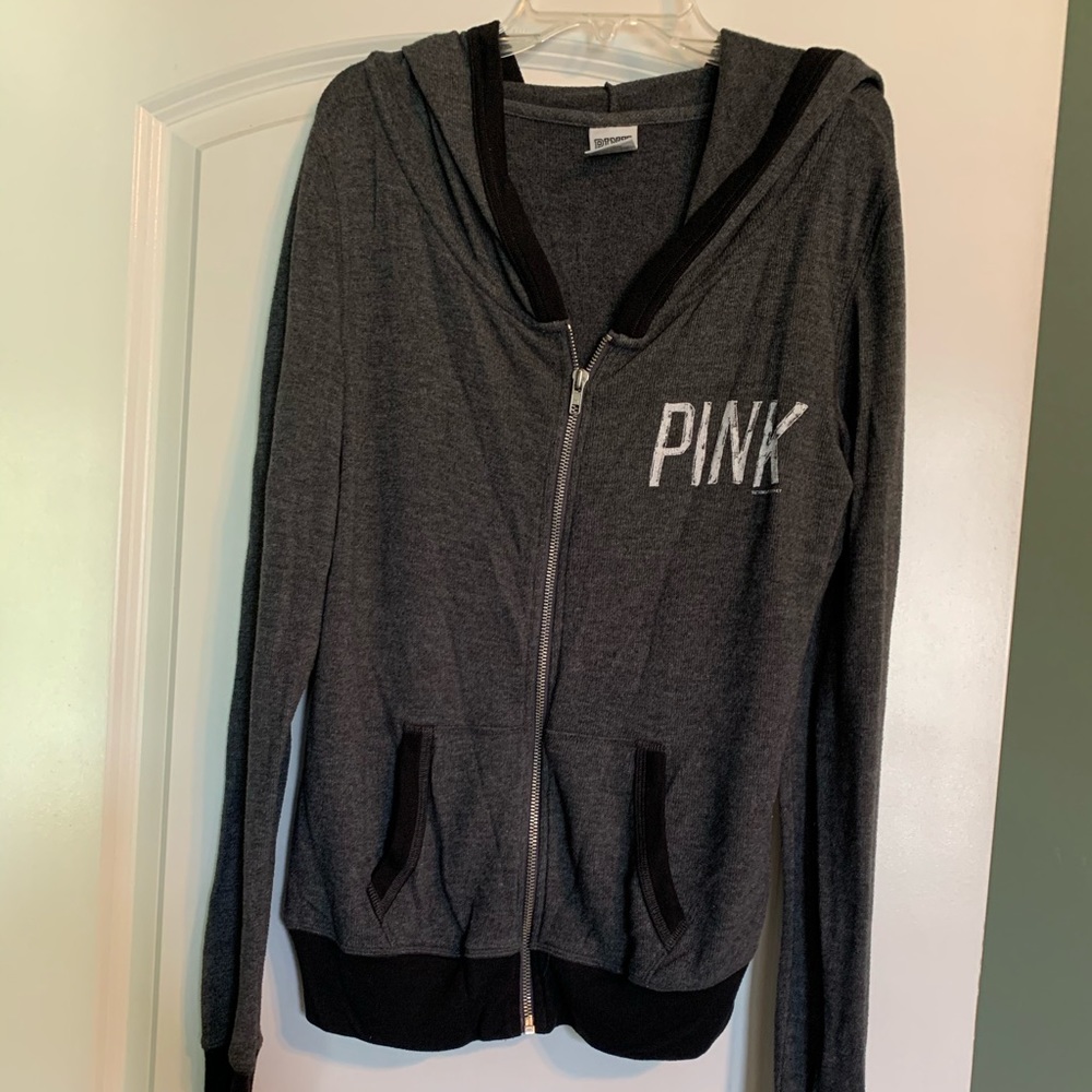 Pink zip hoodie